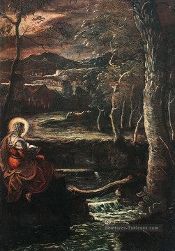 St Mary d’Egypte Tintoretto Renaissance italien Peinture à l'huile